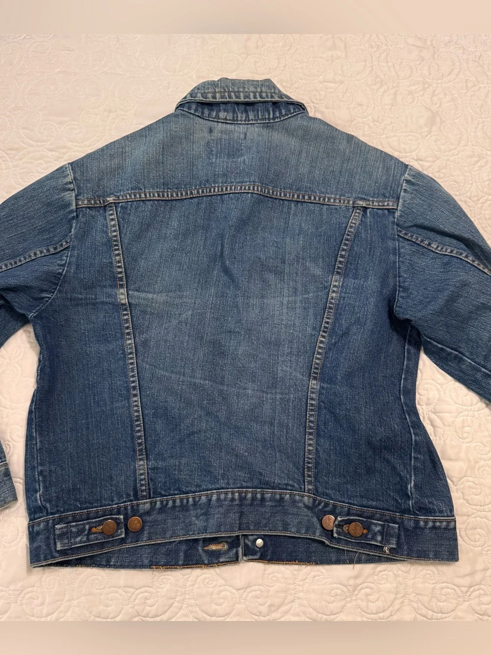 Vintage 1970 Wrangler Denim Jean Jacket Size 42